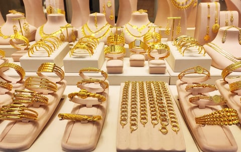 Gold Jewelry Set